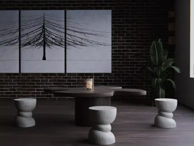 Interior scene Free 3D model