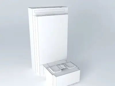 10 Upper Bank Street, London Free 3D model