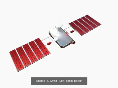 10 Satellite I Collection - SciFi Space Design 3D Model Pack