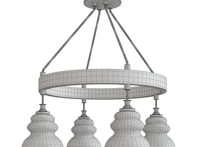 George Chandelier Low-poly 3D model