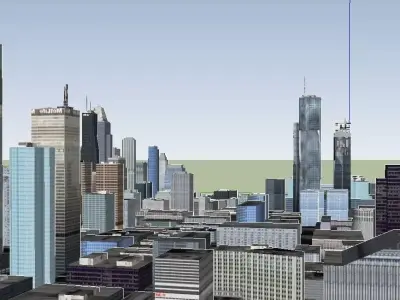 Very big city complet  3D model