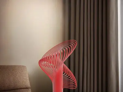 Table Lamp 3D print model 5
