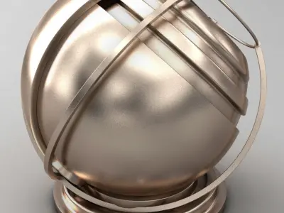 VRAY SHADER---METAL---Virenium Texture