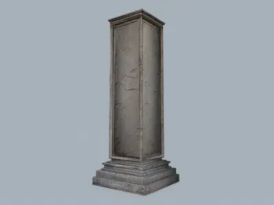 monolith Low-poly 3D model