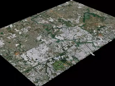 Tangerang - Indonesia 3D model