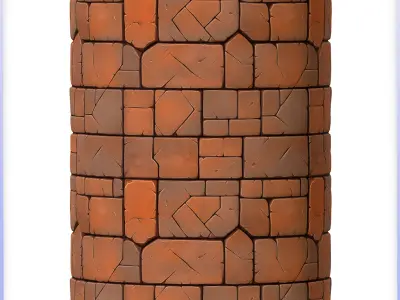 Stylized Wall Seamless Texture Texture 123