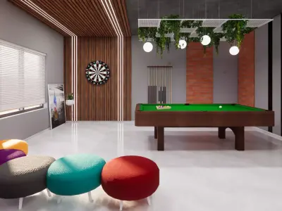 Entertainment Room 3D model