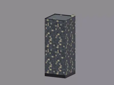 Skyscraper Low-poly 3D model