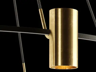 Restoration Hardware  CHAMPEAUX ROUND CHANDELIER 60 3D model