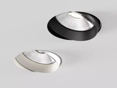 Recessed luminaire HOKASU DOT Spin Edgeless Free 3D model