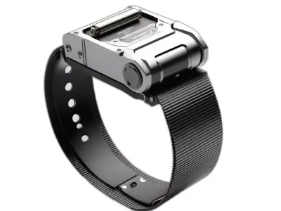 SciFi Futuristic Wrist Device Low-poly 3D model