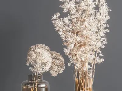 Collaction Plants Bouquet 06 3D model