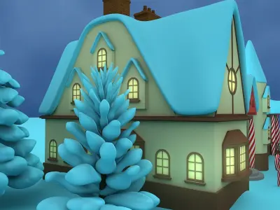 Santas Workshop 3D model