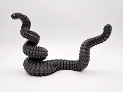 Articulated Serpent STL 3D print model