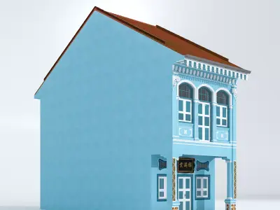 KOON SENG SHOPHOUSE - TYPE 2 3D model