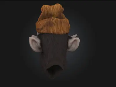 Mystic Ape  Enchanted Primate Character Model for Fantasy  3D model