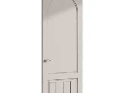 Interior door 13 Low-poly 3D model
