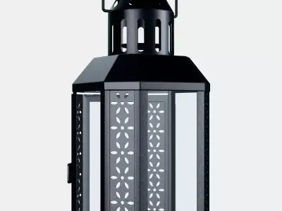 ENRUM Candle lantern ch-flat int-ext 3D model