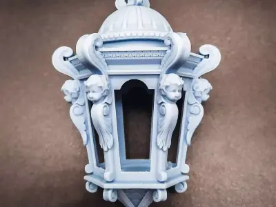 BAROQUE ANGELS LAMP Ornamental Classic Light MOB22 3D print model