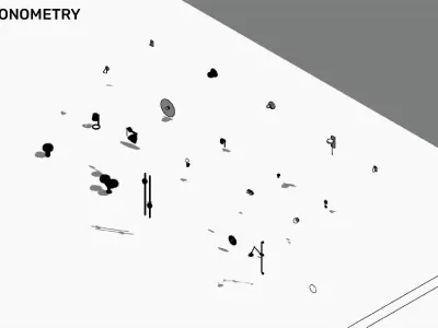 Wall lights - Pack of revit families 3D model