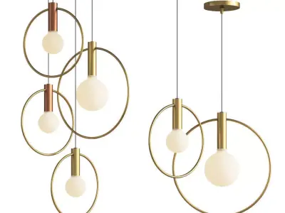 Aura Radial Cluster Ladies and gentlemen Studio 3D model