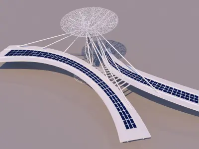 0199 - Landmark Solar Panel 3D model