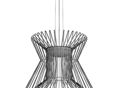 Syrma LED Pendant Light Low-poly 3D model