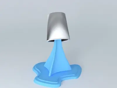 Lamp "Spilling Ink" Free 3D model