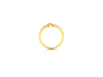 Women Ring  Render 3dm STL OBJ FBX Details 3D print model 41