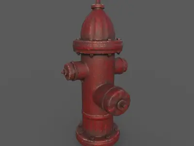 Water Hydrant Low-poly 3D model buy