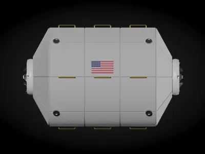 Lockheed Martin Gateway Logistics Pod 3D model