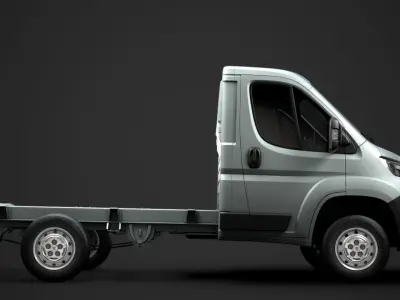 Peugeot Boxer Manager Chassis Truck Single Cab 3000WB 2020 3D model