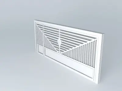 gate radiator grille Free 3D model