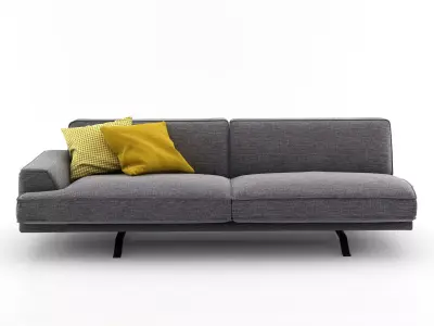 Slab Sofa 220  225 3D model