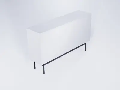 Bathroom Vanity Floor Cabinet 3D model
