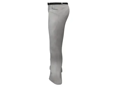 Men Gray Casual Pants Low-poly 3D model