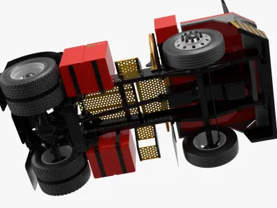  Ottawa T2E Terminal Yard Tractor Red 