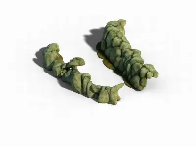 South Qilian - River elements 3D model