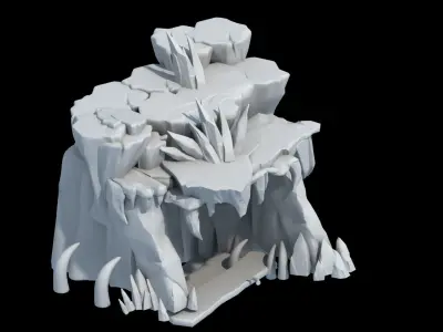 Kunlun Snow Mountain - Cave 03 3D model