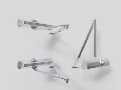 Door closer 3D model