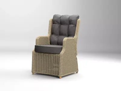 Wicker Garden Chair 3D model