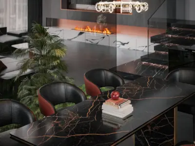  Living Room Interior Model  3D model