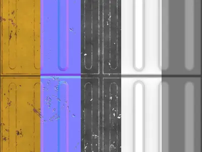 Tactile Paving Line Texture