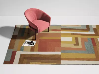 Labyrinthe Rug 3D model