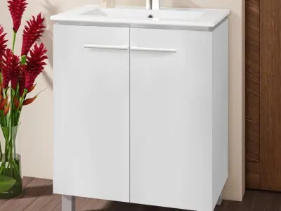 Jorrell Single Bathroom Vanity Set - 2 colour 3D model