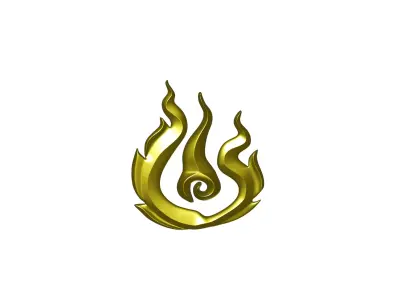 3D Objects fire Texture