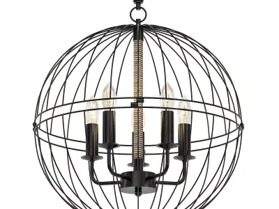Loft Rope Sphere 3D model