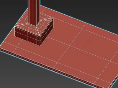 TWIN Floor lamp 3D model