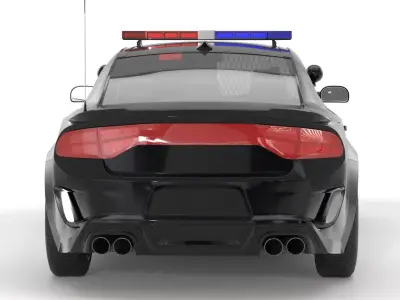  Generic Police Car 02 