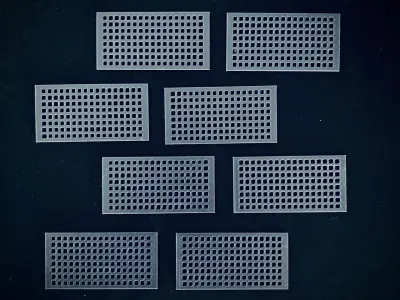 Custom Floor Tile Grates Large Free 3D print model